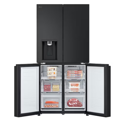 LG Side by Side with Water & Ice Dispenser - GCL22FFQPB - BLACK