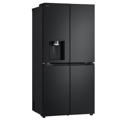 LG Side by Side with Water & Ice Dispenser - GCL22FFQPB - BLACK