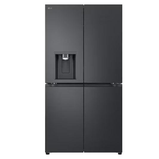 LG 679L Net Side by Side Fridge/Freezer - Black - GC-J24FFCBB