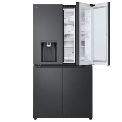 LG 679L Net Side by Side Fridge/Freezer - Black - GC-J24FFCBB