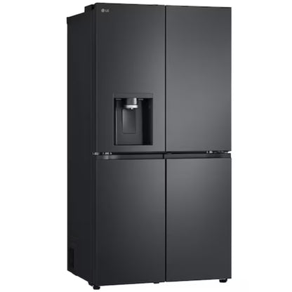 LG 679L Net Side by Side Fridge/Freezer - Black - GC-J24FFCBB