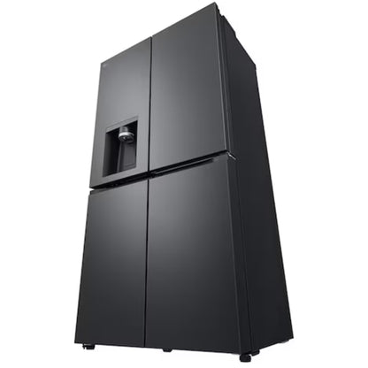 LG 679L Net Side by Side Fridge/Freezer - Black - GC-J24FFCBB
