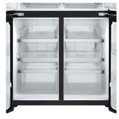 LG 679L Net Side by Side Fridge/Freezer - Black - GC-J24FFCBB