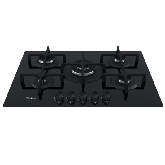 Whirlpool 75cm 5 Burner  Gas on Glass Hob - GOA7523NB1