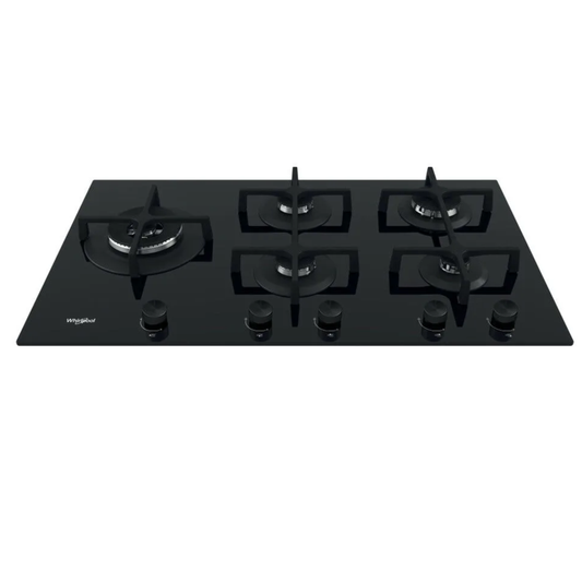 Whirlpool 90cm 5 Burner Gas On Glass Hob - GOA9523NB1