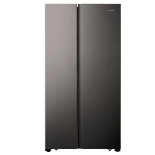 Hisense 518L Side by Side Fridge / Freezer - Metallic - H670SIT