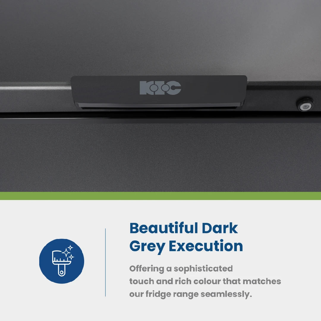 KIC 207L Chest Freezer - Grey - KCG215GR