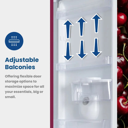KIC 276L Combi Fridge/Freezer With Water Dispenser - Grey - KBF631GR WD