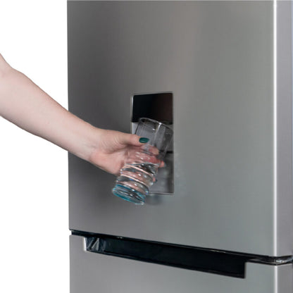 KIC 276L Combi Fridge/Freezer With Water Dispenser - Metallic - KBF631ME WD
