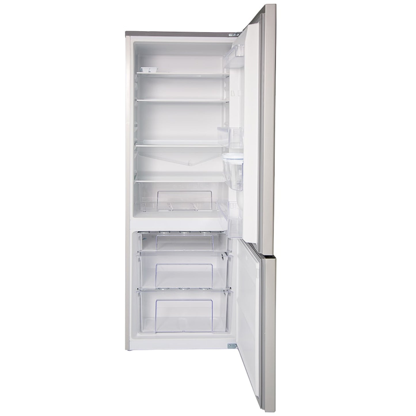 KIC 314L Combi Fridge/Freezer With Water Dispenser - Metallic - KBF635ME WD