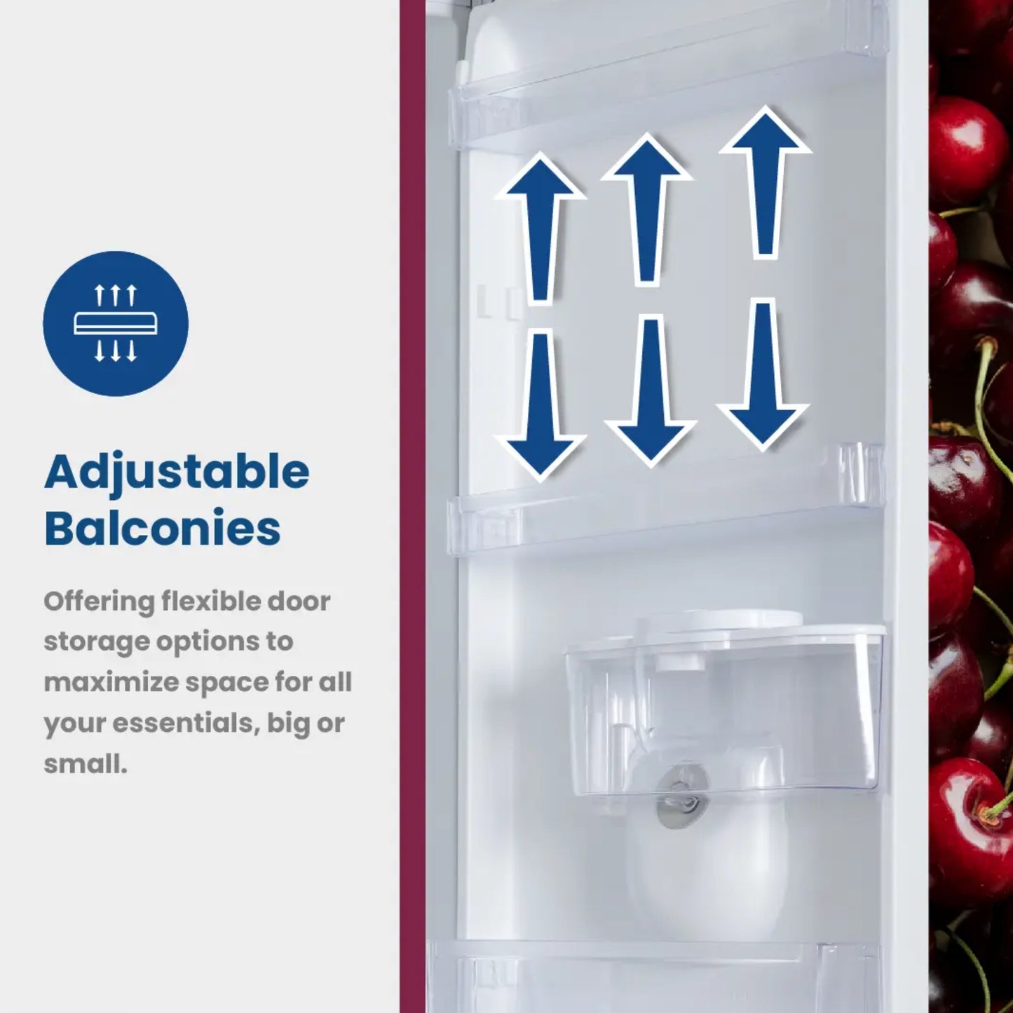 KIC 314L Combi Fridge/Freezer With Water Dispenser - Metallic - KBF635ME WD