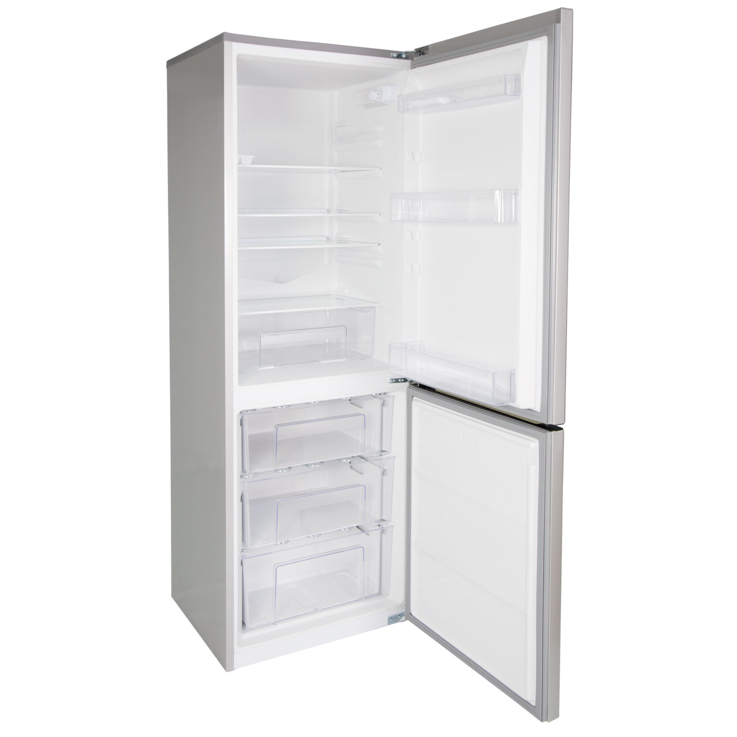 KIC 344L Combi Fridge/Freezer - Metallic - KBF639ME