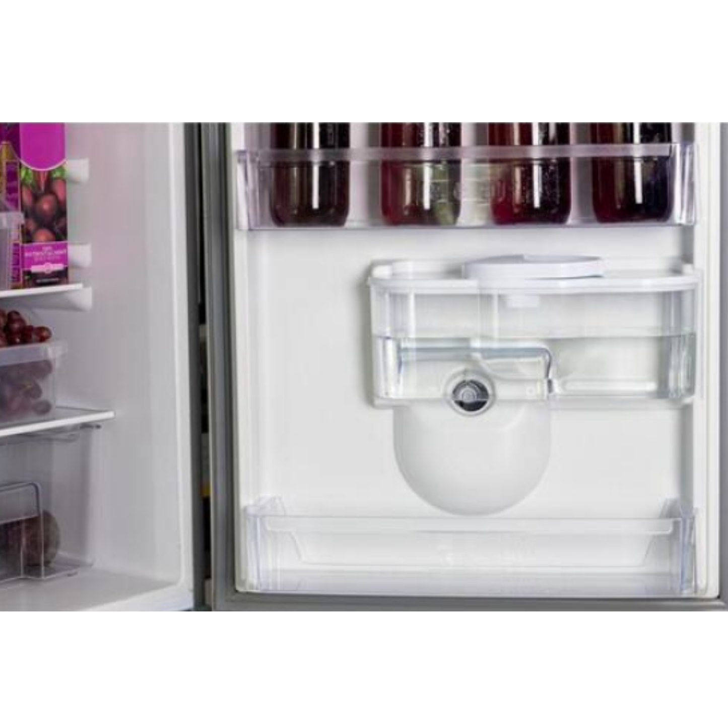 KIC 344L Combi Fridge/Freezer With Water Dispenser - Metallic - KBF639ME WD