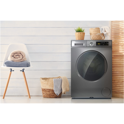 KIC 6kg Front Loader Washing Machine - Grey - KFL610GR