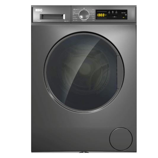 KIC 8kg Front Loader Washing Machine - Grey - KFL812GR