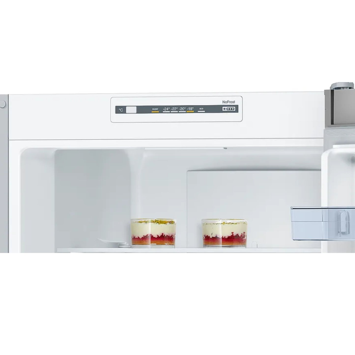 Bosch Serie 2 302l Combi Fridge/Freezer - KGN36NL30Z - Inox Look