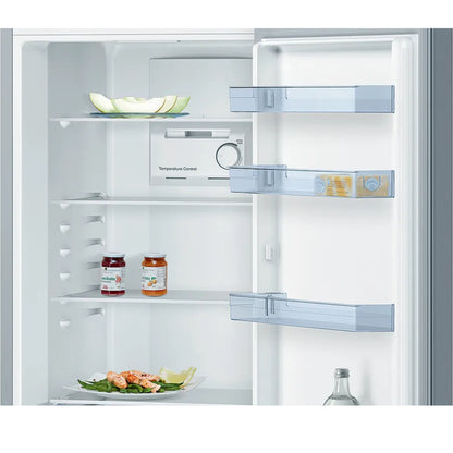 Bosch Serie 2 302l Combi Fridge/Freezer - KGN36NL30Z - Inox Look