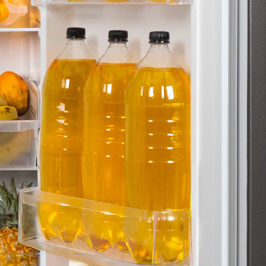 KIC 170L Combi Fridge/Freezer - Metallic - KTF518ME