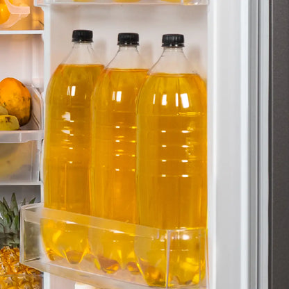 KIC 170L Combi Fridge/Freezer - Metallic - KTF518ME