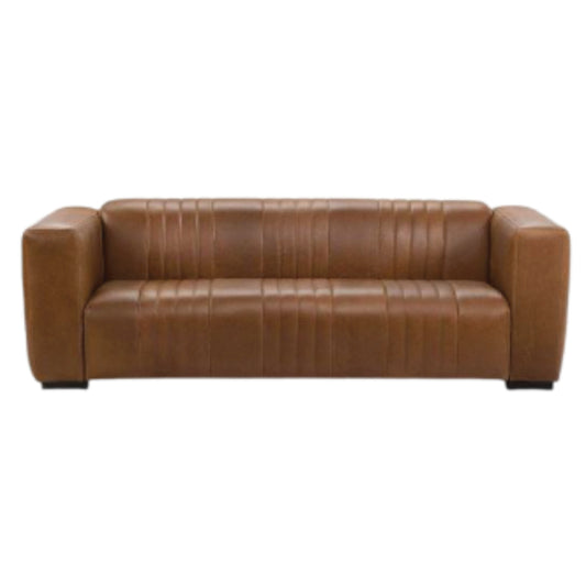 Kennedy 2 Div Couch - Genuine Leather - Ismails Furnishers
