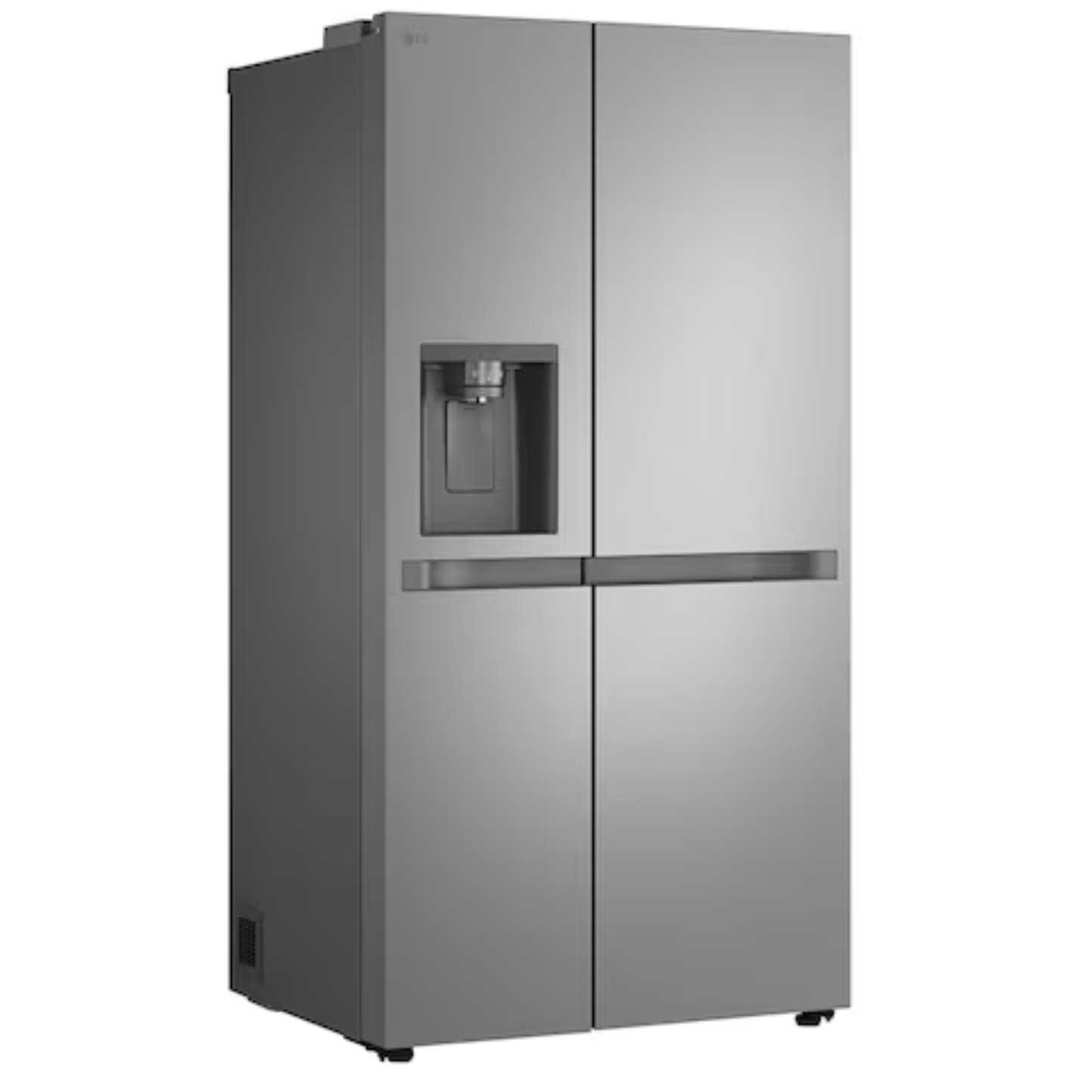 LG 625L Net Side by Side Fridge/Freezer With Water and Ice Dispenser Non Plumbed - Platinum Silver - GC-L257KLKW