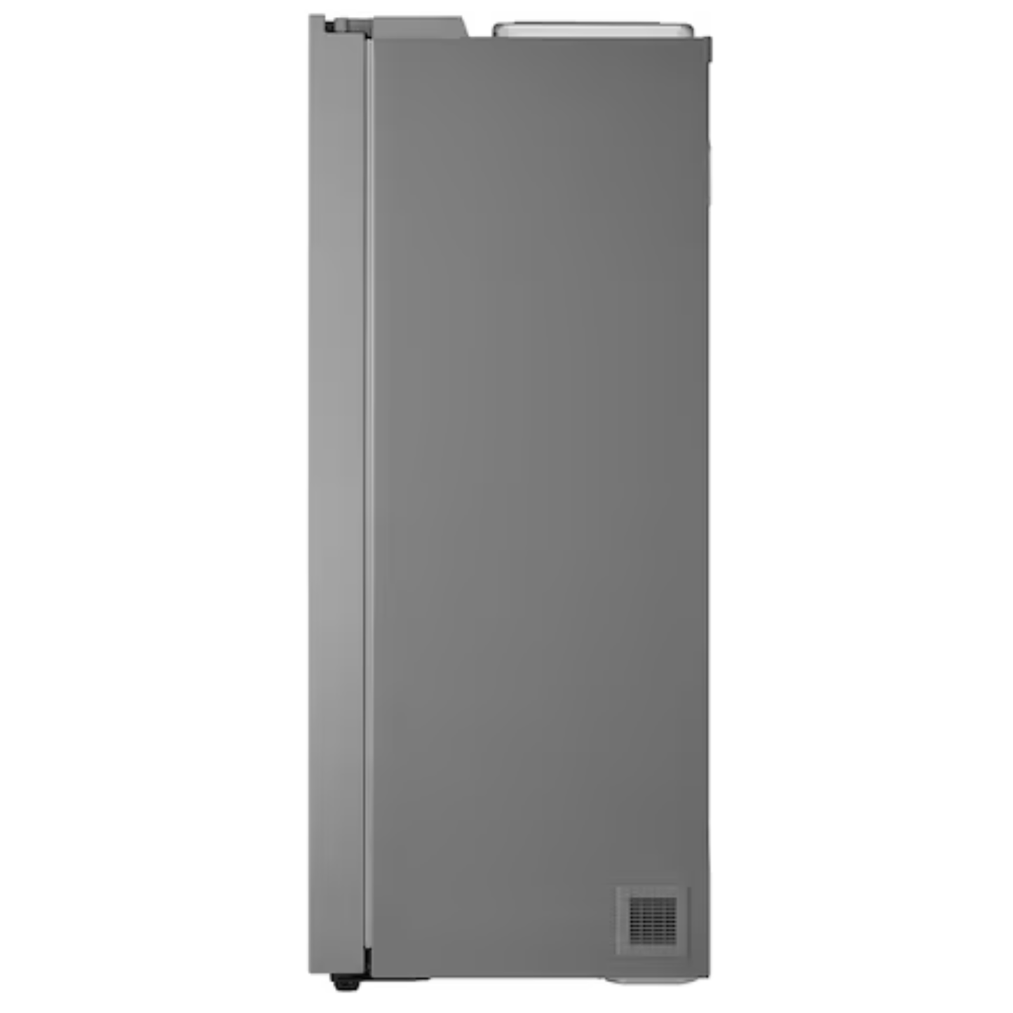LG 625L Net Side by Side Fridge/Freezer With Water and Ice Dispenser Non Plumbed - Platinum Silver - GC-L257KLKW