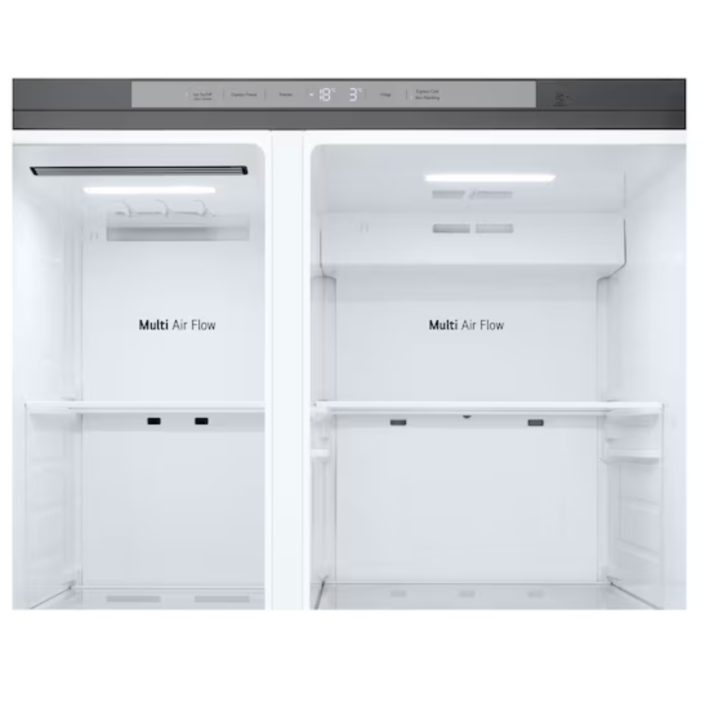 LG 625L Net Side by Side Fridge/Freezer With Water and Ice Dispenser Non Plumbed - Platinum Silver - GC-L257KLKW