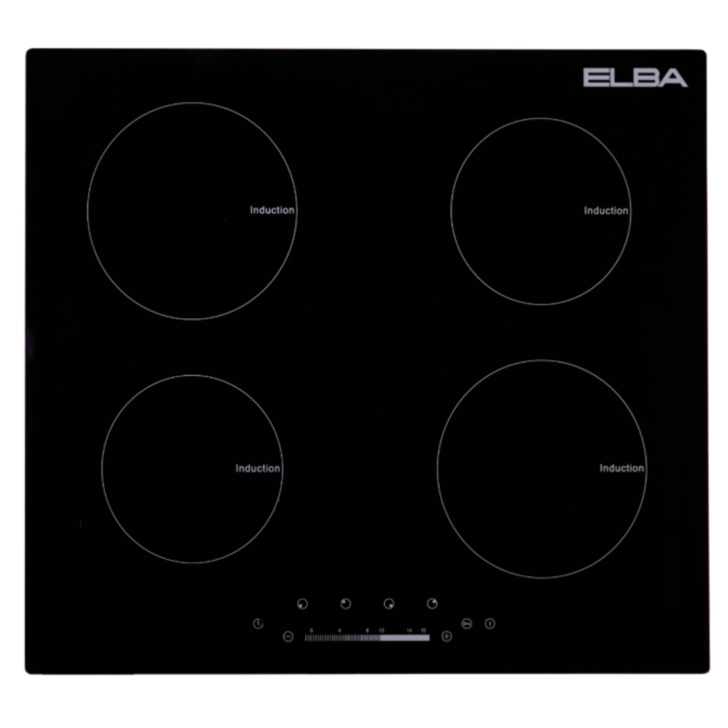 Elba Classic 60cm 4 Zone Induction Hob - Black - 02/LI4-01C