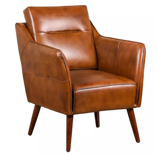 Leather Arm Occasional Chair - KV358