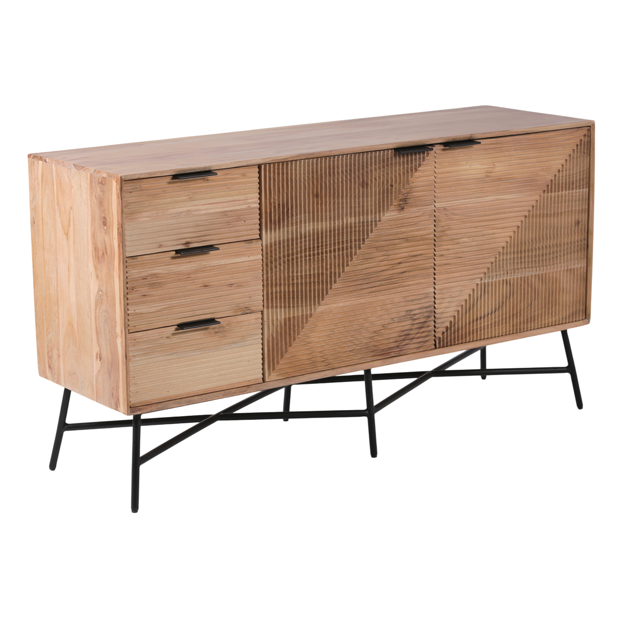 NE118 3 Drawer Sideboard