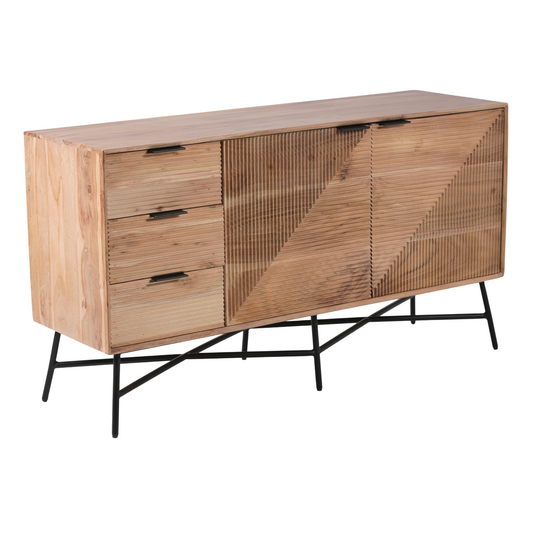 NE118 3 Drawer Sideboard