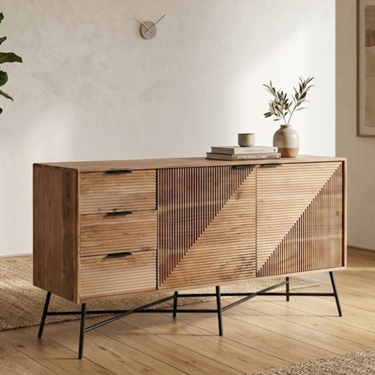 NE118 3 Drawer Sideboard