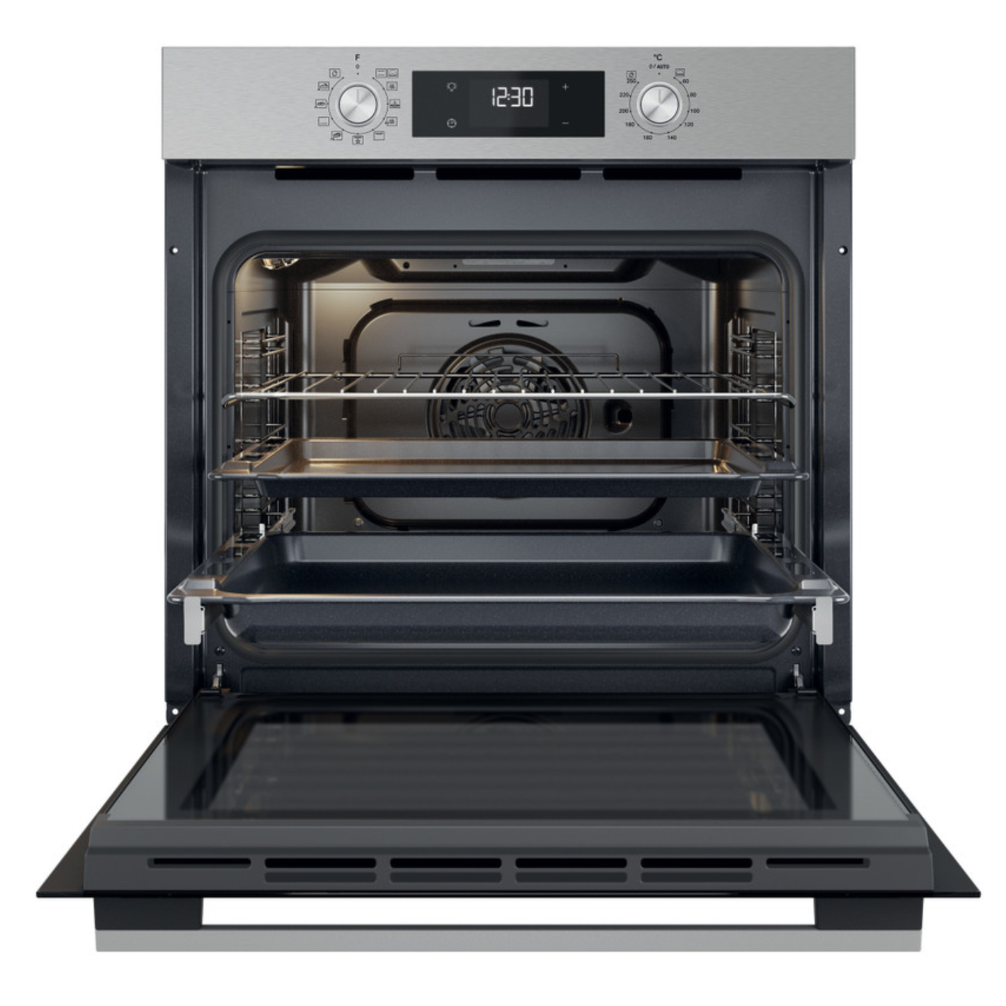 Whirlpool 60cm Built-In Electric Oven - Stainless Steel - OMK58HU1X
