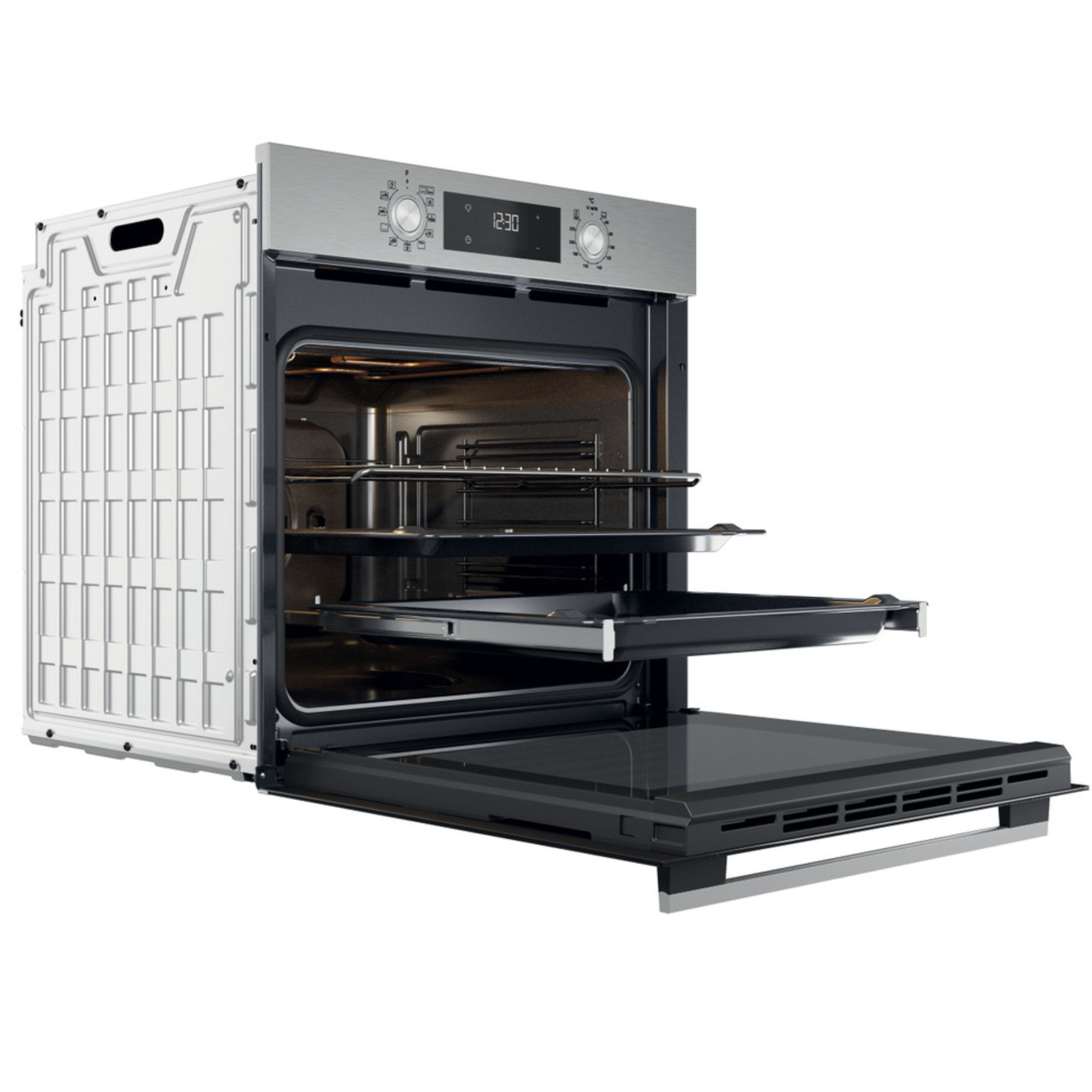 Whirlpool 60cm Built-In Electric Oven - Stainless Steel - OMK58HU1X
