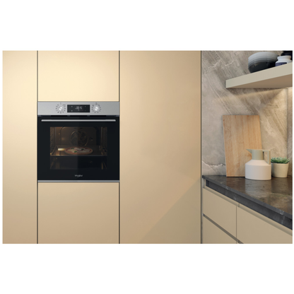 Whirlpool 60cm Built-In Electric Oven - Stainless Steel - OMK58HU1X