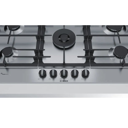Bosch Serie 6 90cm 5 Burner Gas Hob with Wok Burner - PCR9A5B90Z
