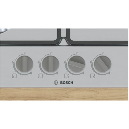 Bosch Serie 4 60cm 4 Burner Gas Hob  - PGP6B5K60Z
