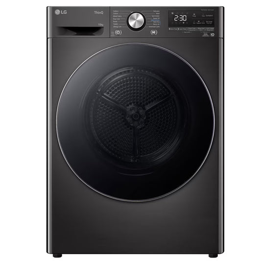 LG 10kg Heat Pump Tumble Dryer - Platinum Black - RH10V9ZV2W