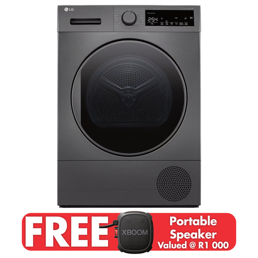 LG 8kg A++ Heat Pump Tumble Dryer - Black - RH80T2SP7RM