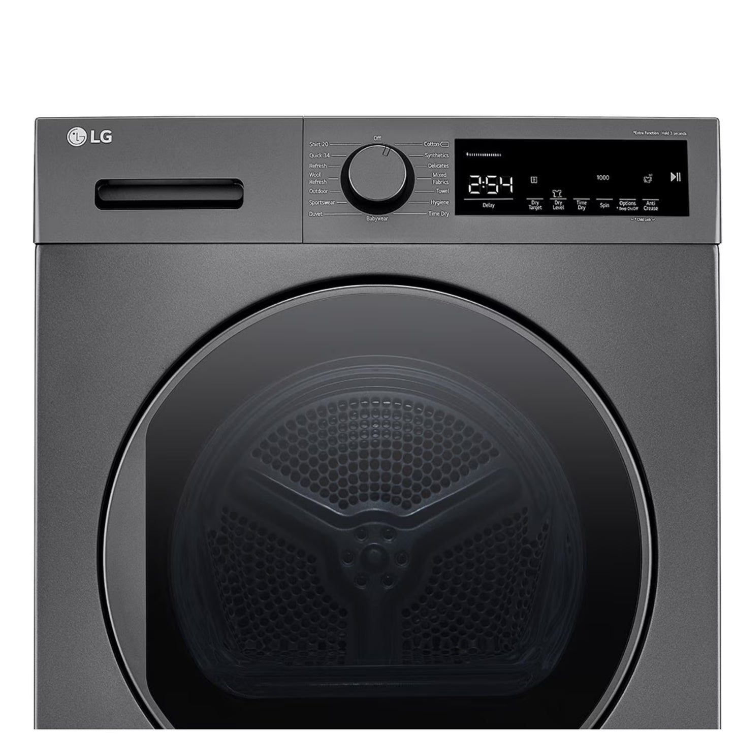LG 8kg A++ Heat Pump Tumble Dryer - Black - RH80T2SP7RM