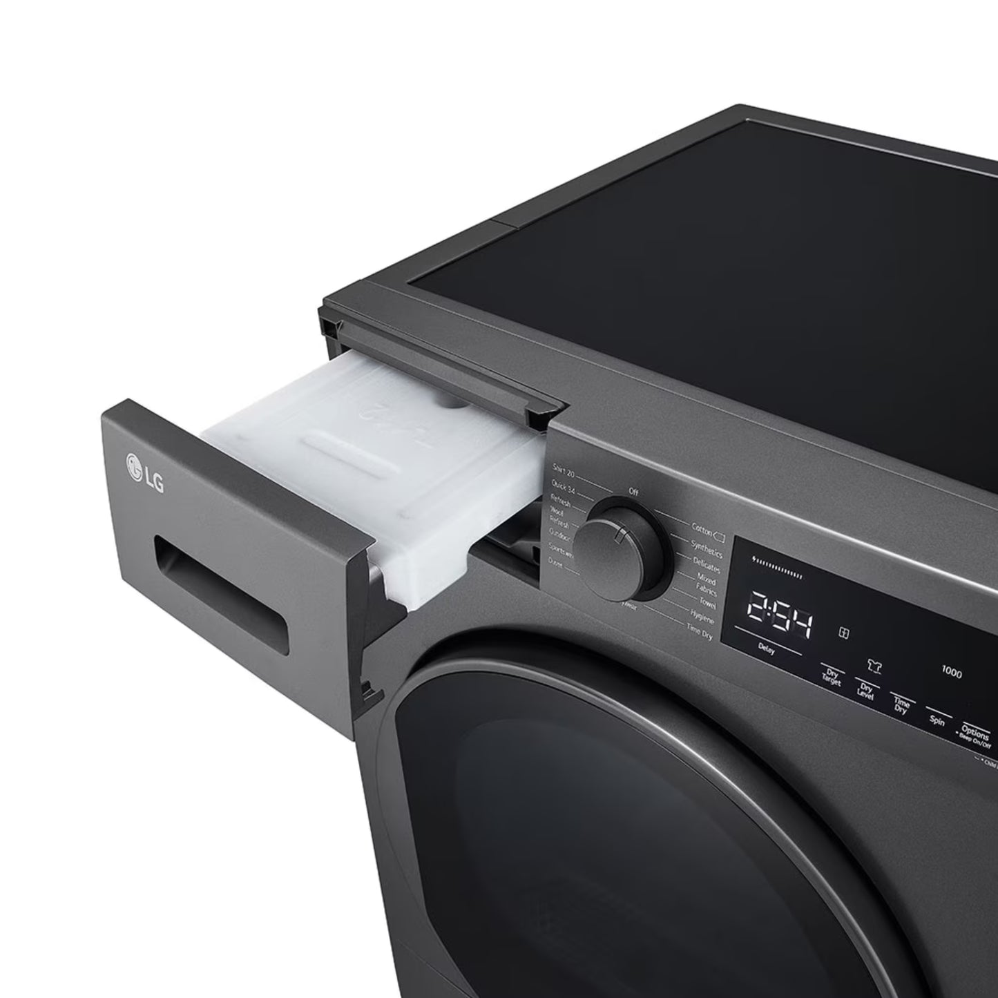LG 8kg A++ Heat Pump Tumble Dryer - Black - RH80T2SP7RM