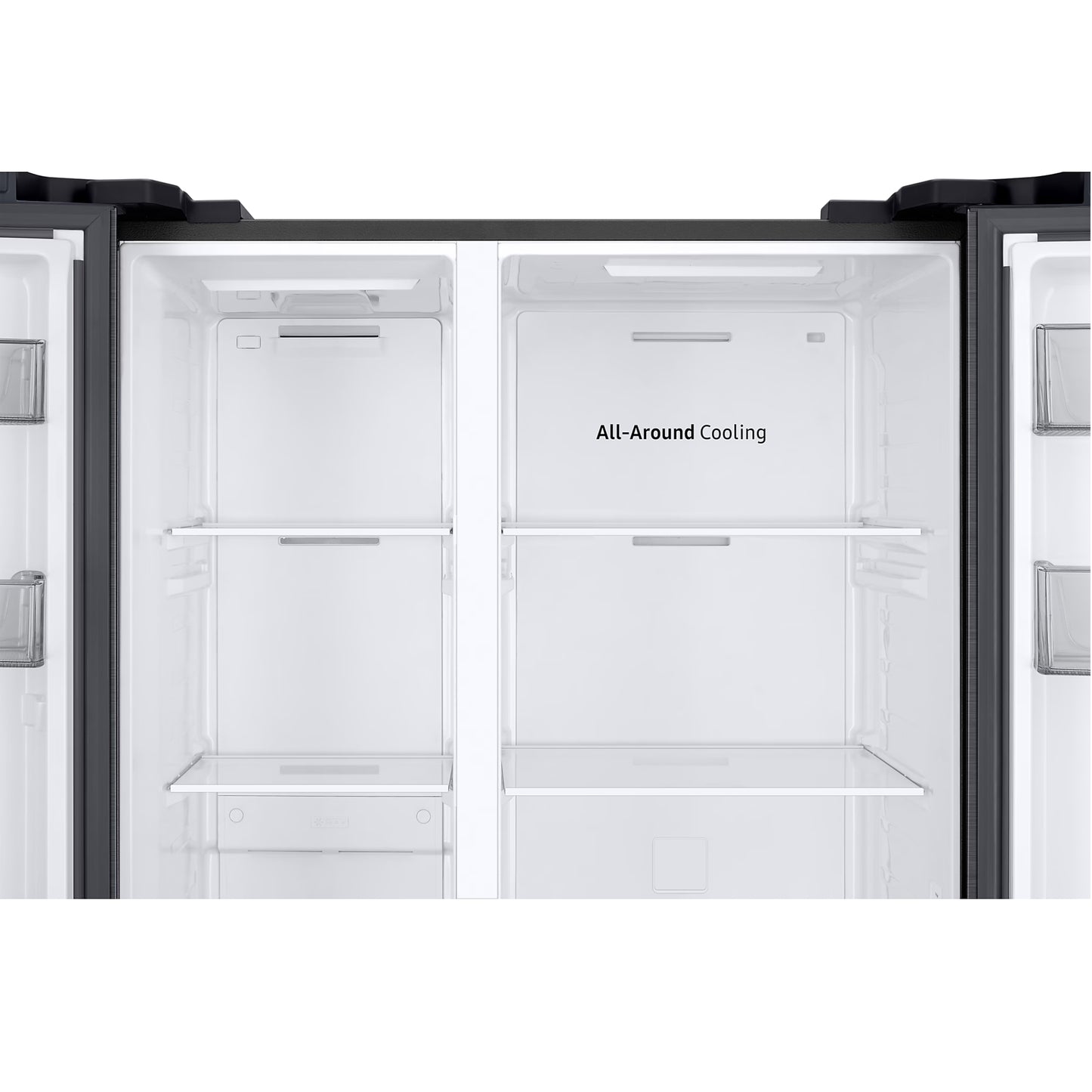 Samsung 564L Side by Side Fridge/Freezer - Gentle Matt Black - RS57DG4000B4FA