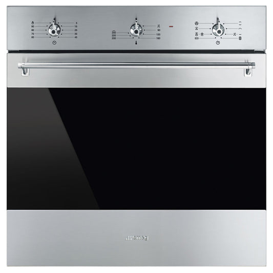 Smeg 60cm Built In Electric Oven - Stainless Steel - SF6385XSA