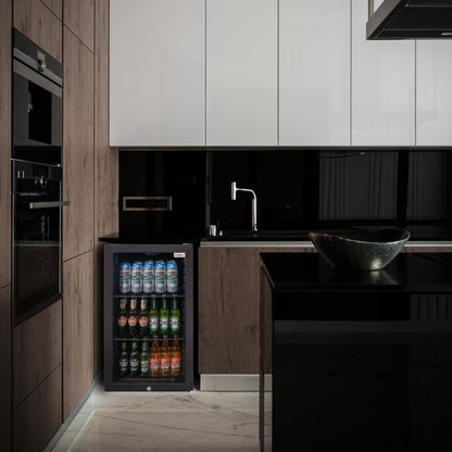 Snomaster 98L Classic Under Counter Bar Fridge - Black - SM100 Classic