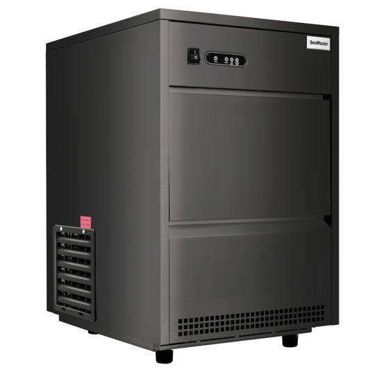 SnoMaster 26kg Plumbed-in Ice Maker - Gourmet Ice - Stainless Steel - SM-26-B