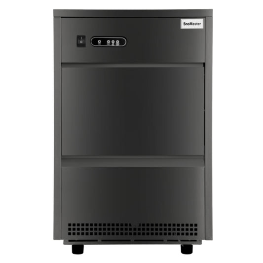SnoMaster 26kg Plumbed-in Ice Maker - Gourmet Ice - Stainless Steel - SM-26-B