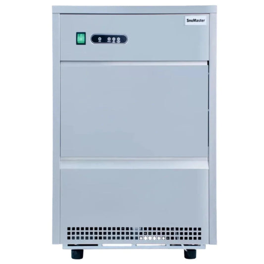 SnoMaster 26kg Plumbed-in Ice Maker - Gourmet Ice - Stainless Steel - SM-26-S