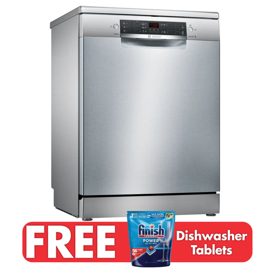 Bosch Serie 4 13 Place Setting Dishwasher - Inox Silver - SMS45NI00Z
