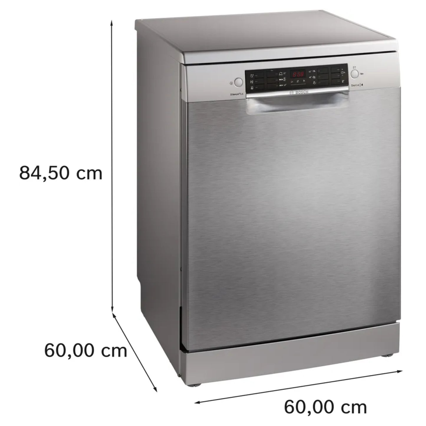 Bosch Series 4 13 Place Dishwasher - SMS46NI00Z - Silver Inox