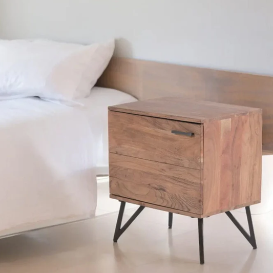 Bed Pedestal - Wood - SNK182